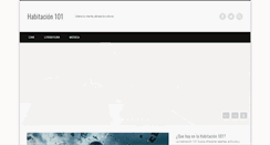 Desktop Screenshot of habitacion101.com